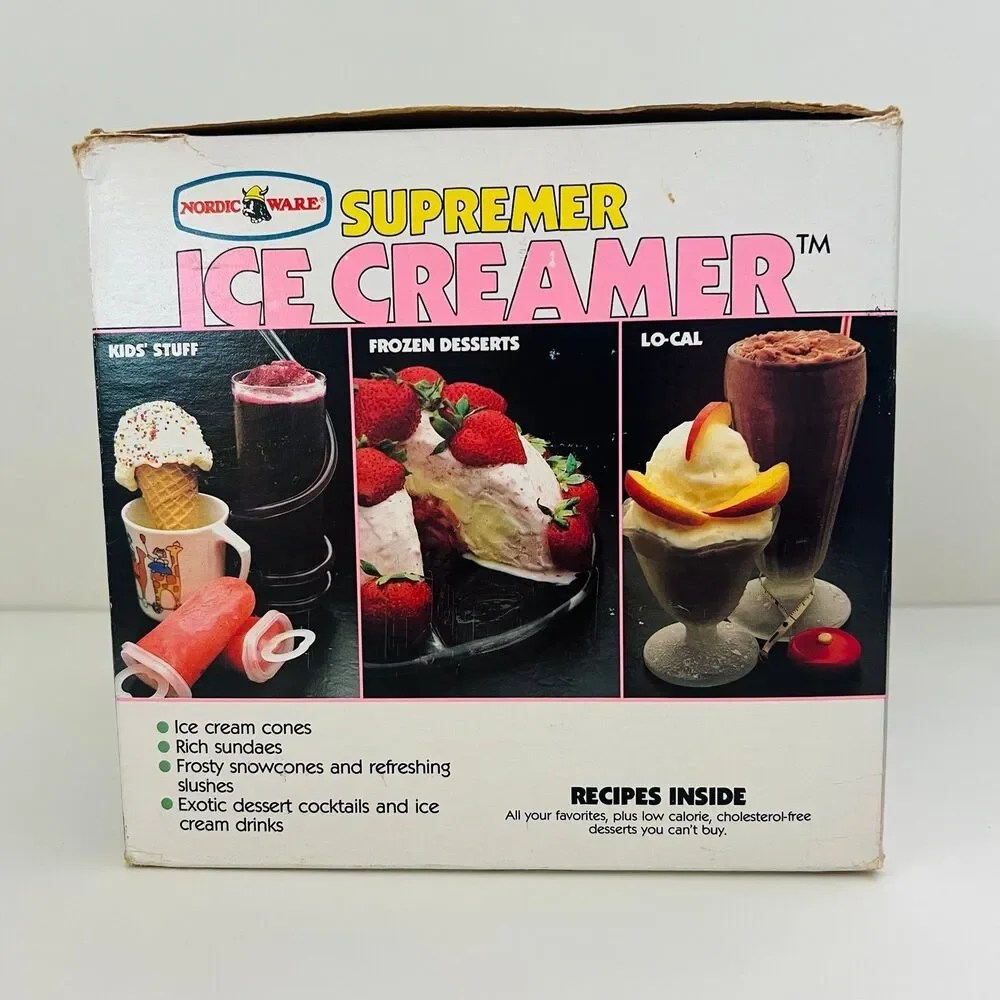 NORDIC WARE Supremer Ice Creamer Manual Ice Cream Maker